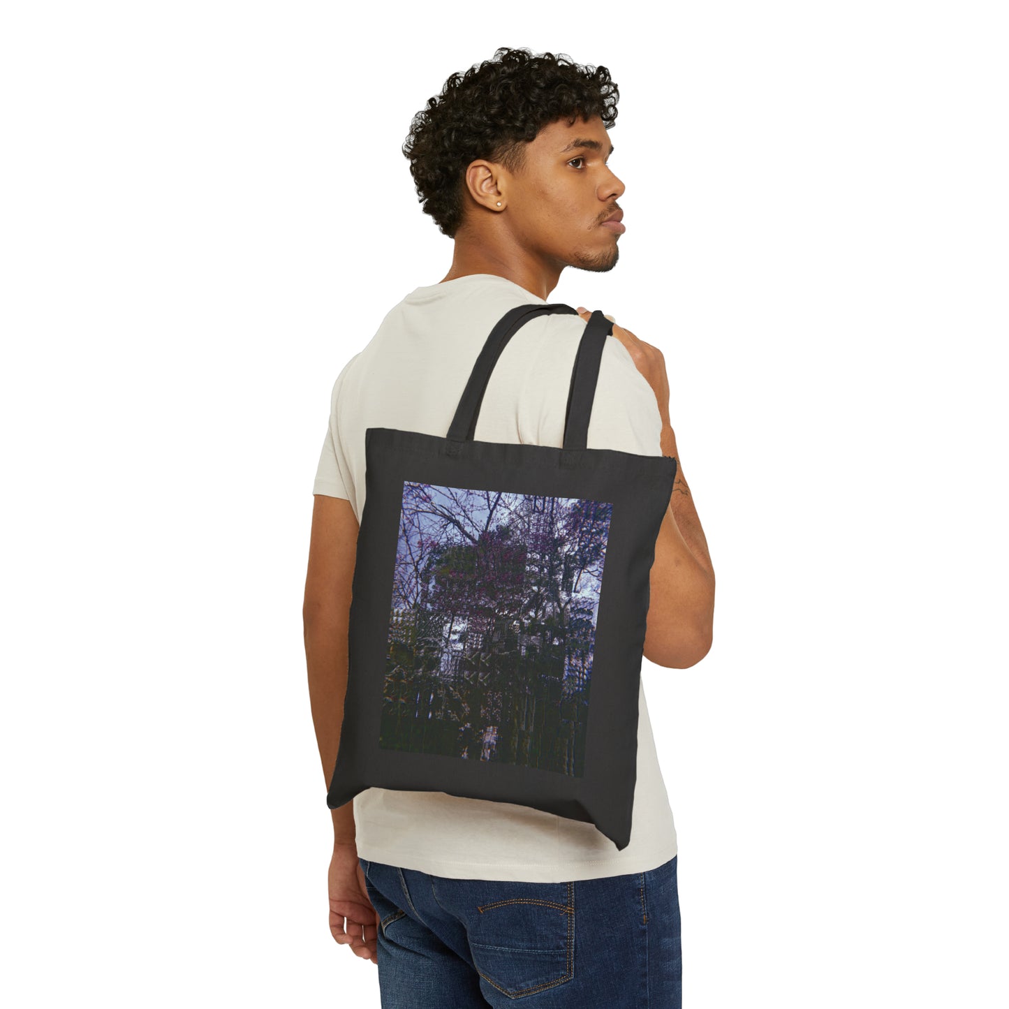 'Fuck Your Vibe - Woods' Cotton Canvas Tote Bag